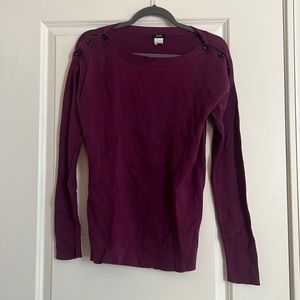 J. Crew long sleeve fushia sweater